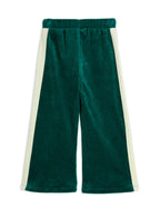 Green velvet pants