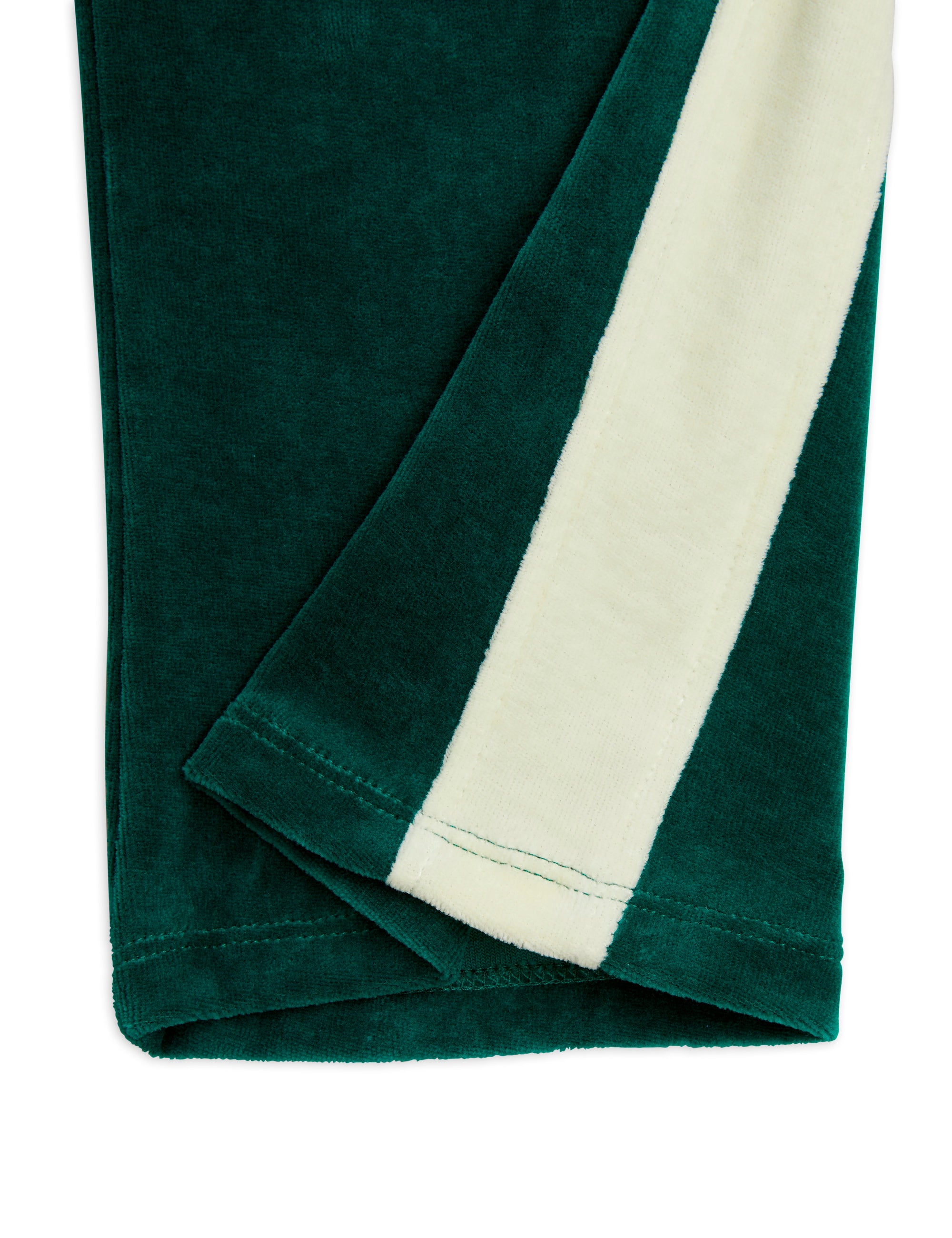 Green velvet pants