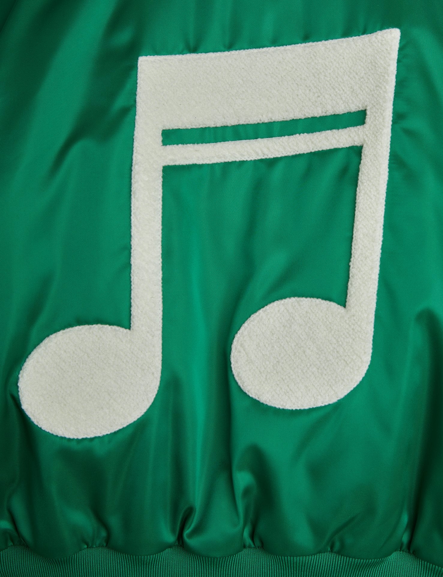 Green baseball bomber jacket