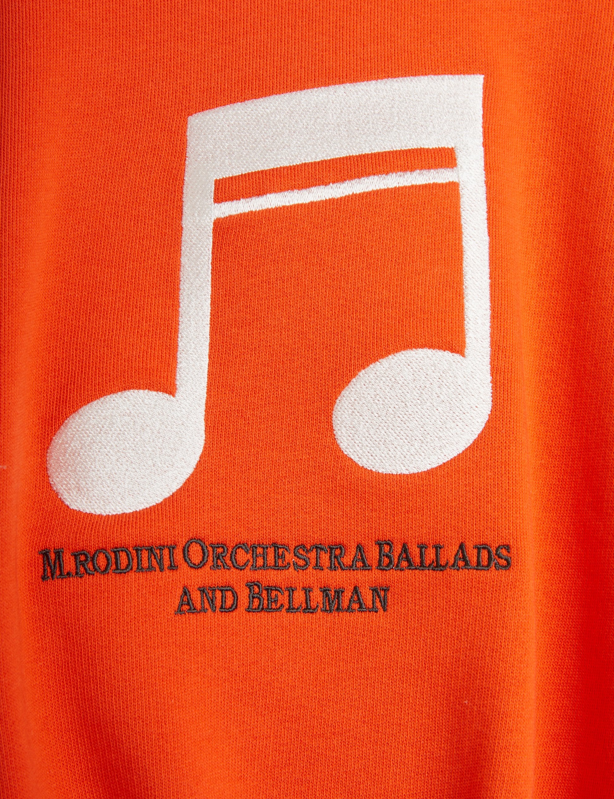 Red sweatshirt Music Notes