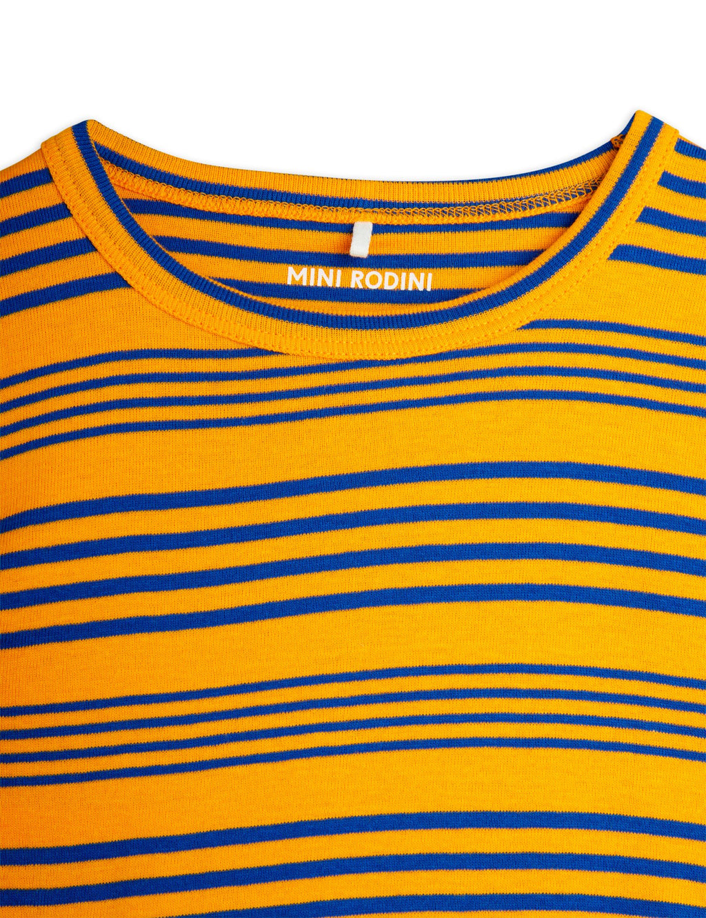 Yellow and blue striped t-shirt
