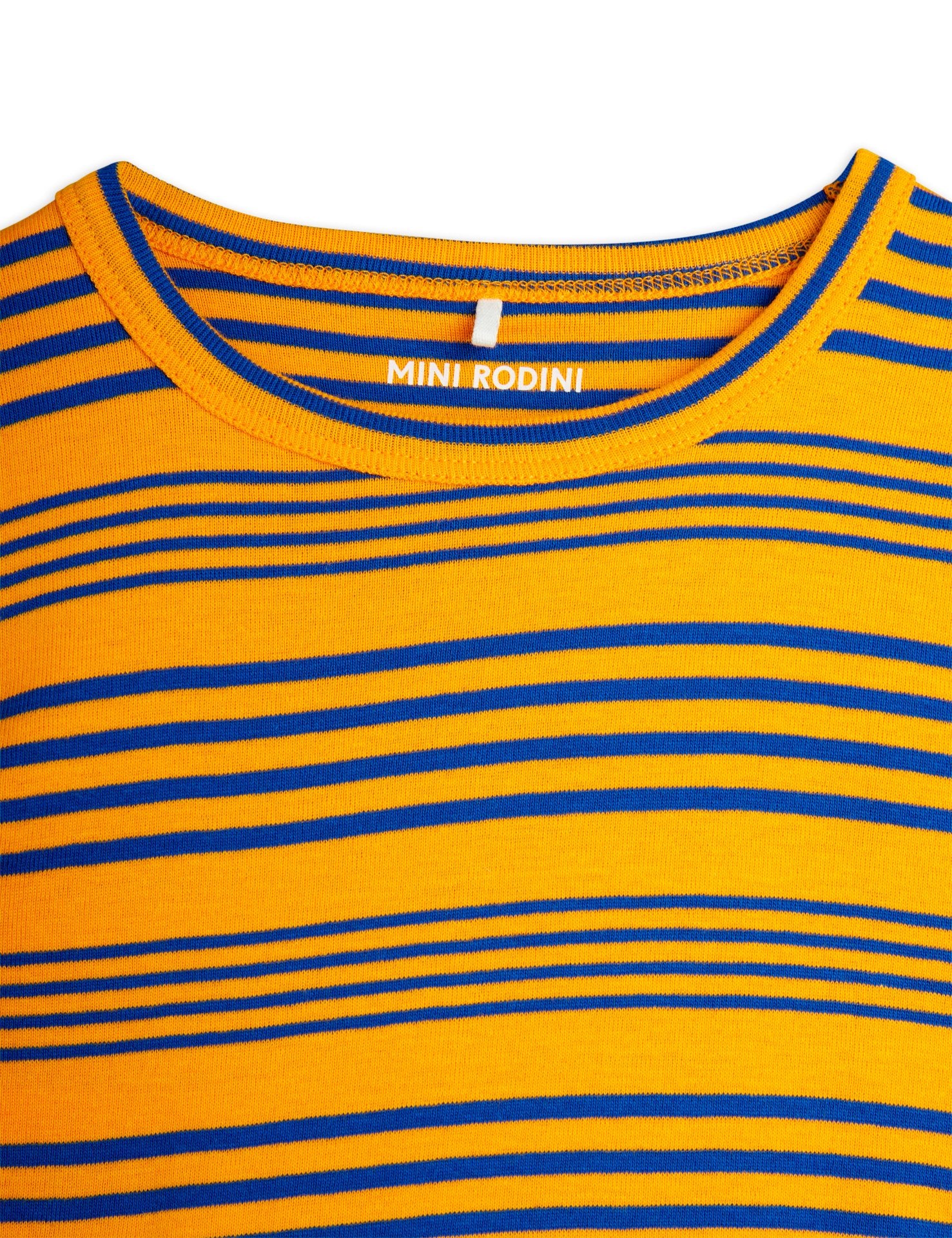 Yellow and blue striped t-shirt