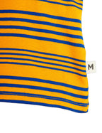 Yellow and blue striped t-shirt