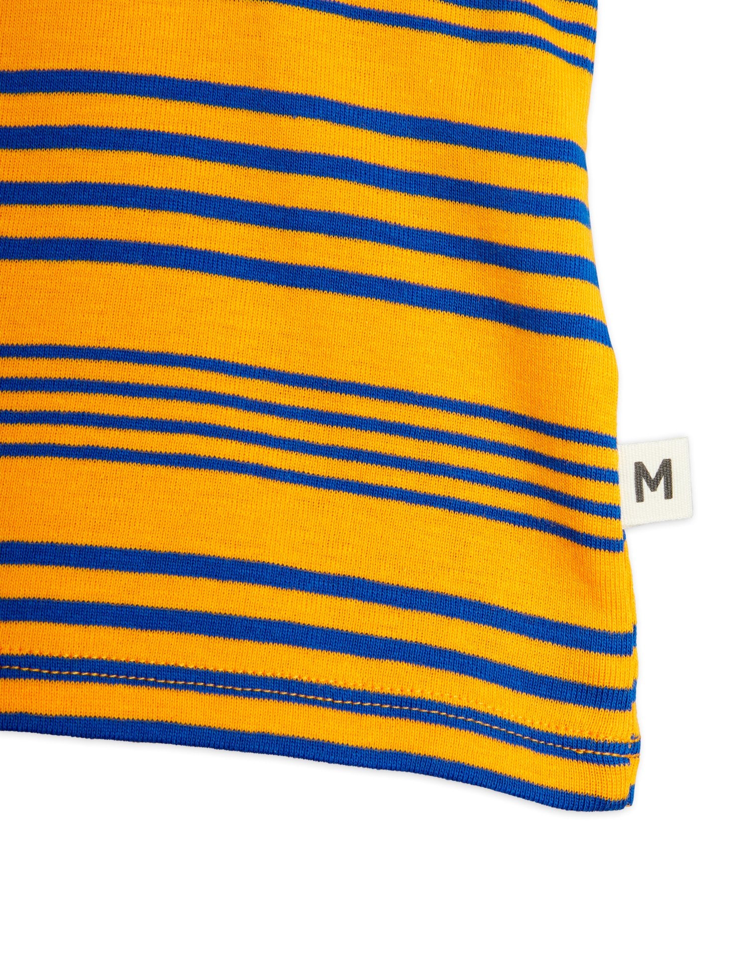 Yellow and blue striped t-shirt