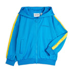 Blue zipped vest with yellow band