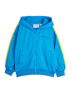 Blue zipped vest with yellow band