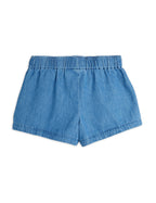 Music Notes Denim Shorts