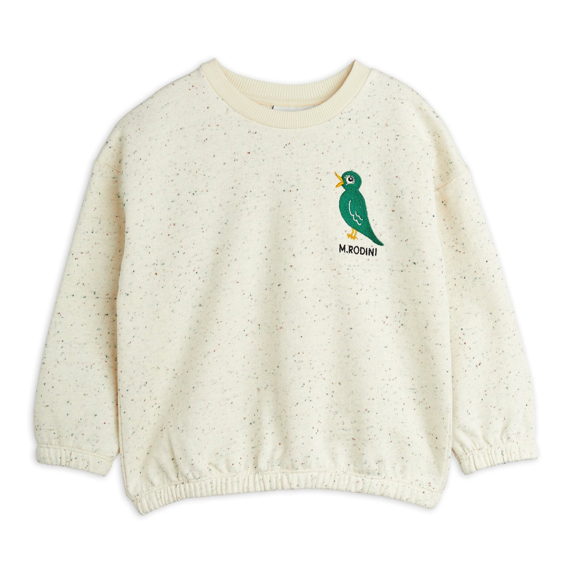 Green Bird Speckled Sweatshirt