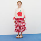 Apple-Shaped Printed Sweatshirt