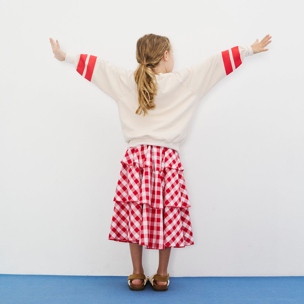 Apple-Shaped Printed Sweatshirt