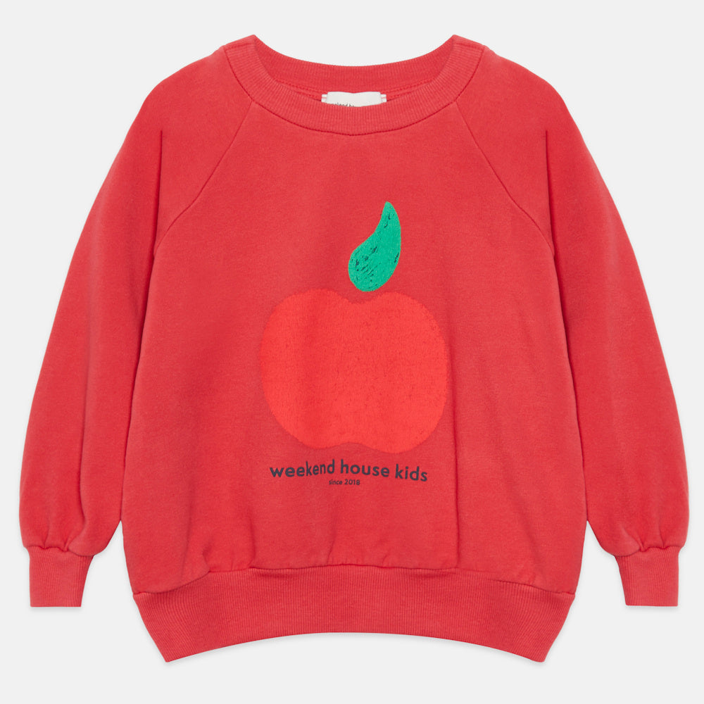 Apple Print Sweatshirt