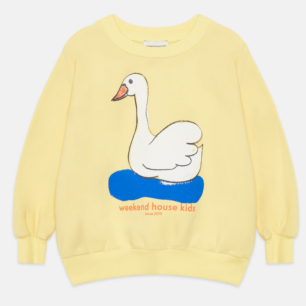 Swan Print Sweatshirt