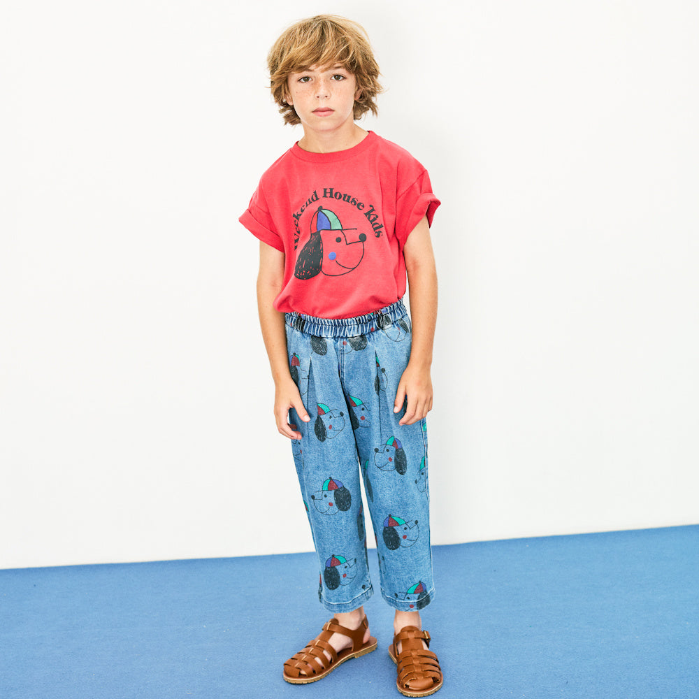 Happy Dog Printed Jeans