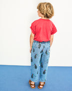 Happy Dog Printed Jeans