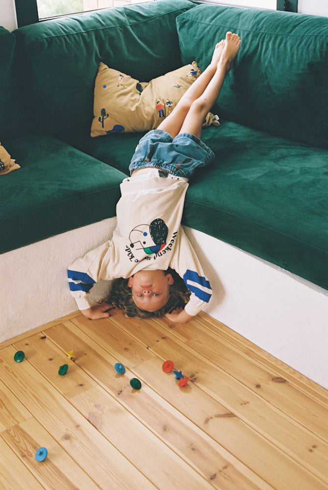 Happy Dog Denim Bermuda Shorts