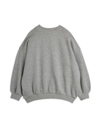 Grey sweatshirt with dog patches
