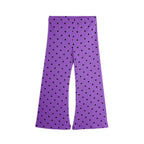 Purple polka pants