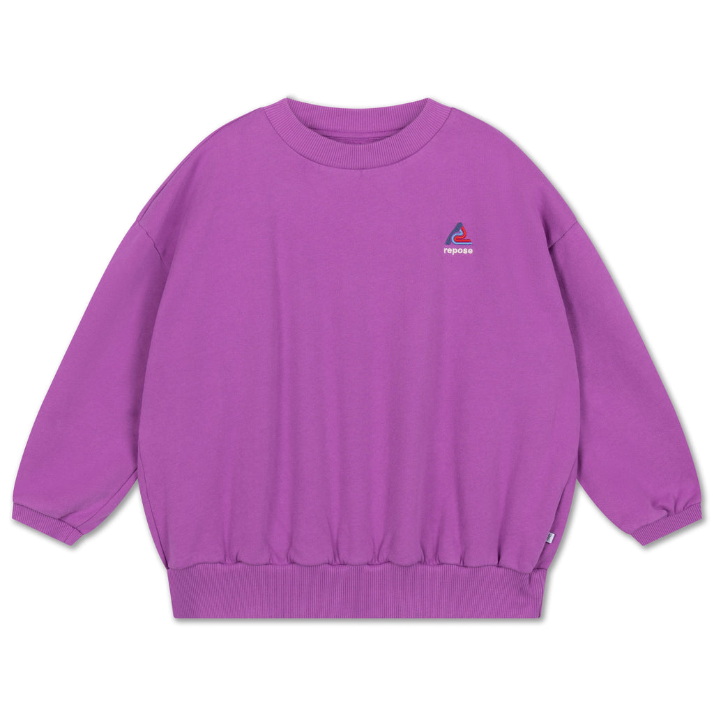 Sweat Violet Coupe Oversize Repose AMS enfant — Little Dudes