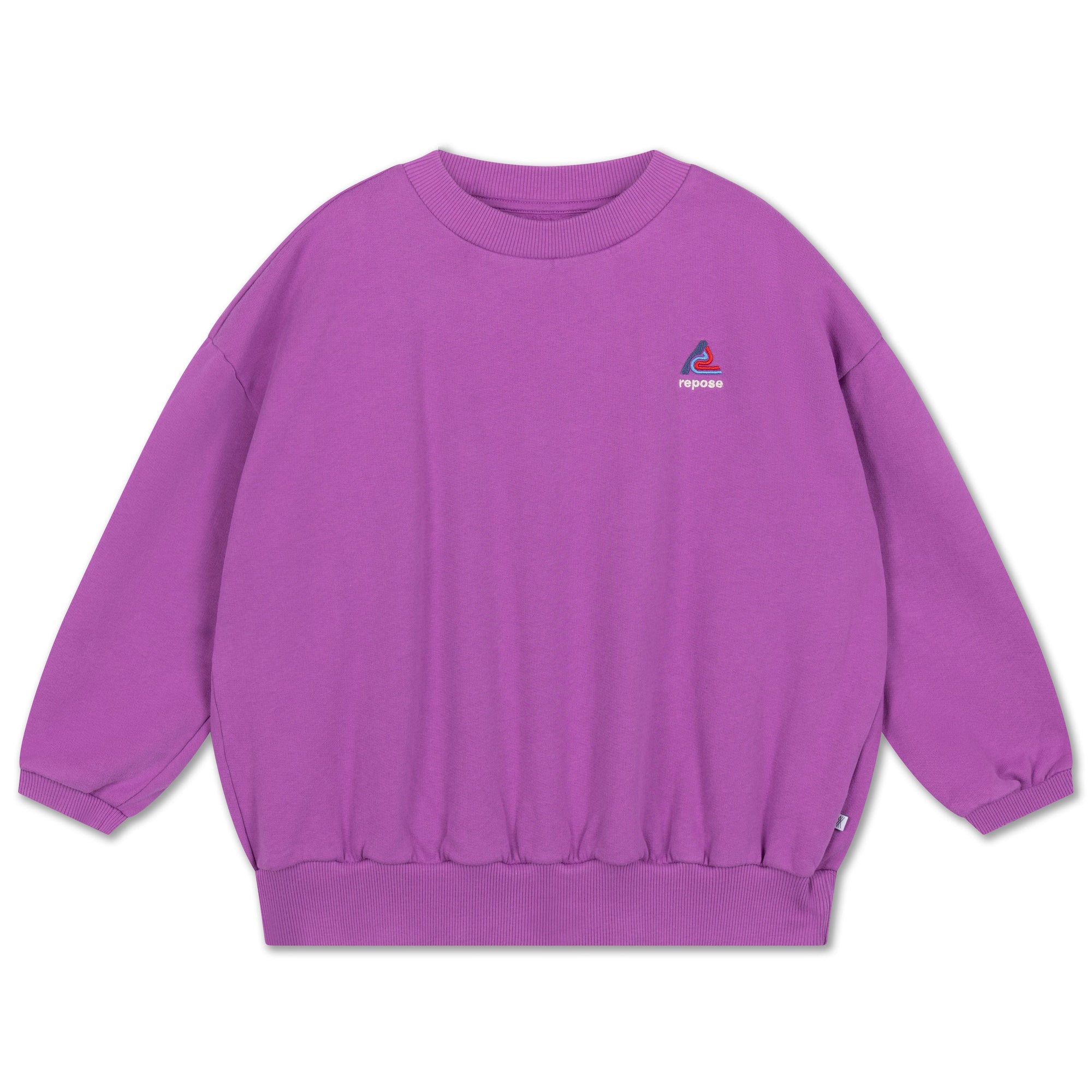 Sweat Violet Coupe Oversize Repose AMS enfant — Little Dudes