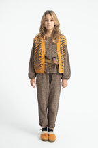Brown Animal Print Trousers