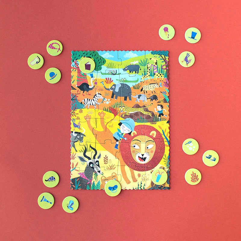 My Little Jungle – Puzzle de poche