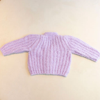 Baby Knit Cardigan in Lilac 