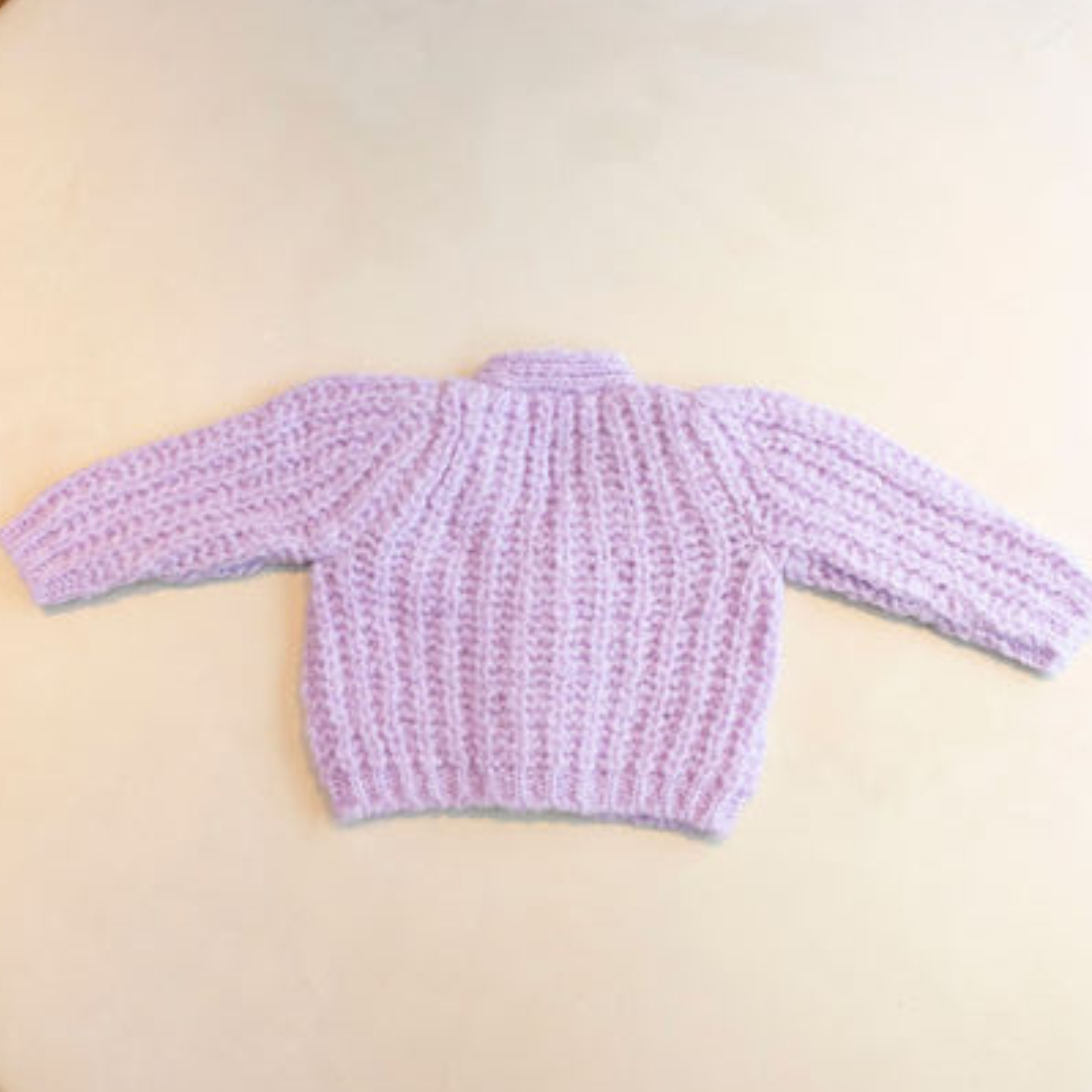 Baby Knit Cardigan in Lilac 