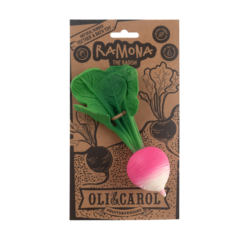 Ramona the Radish Baby Teether