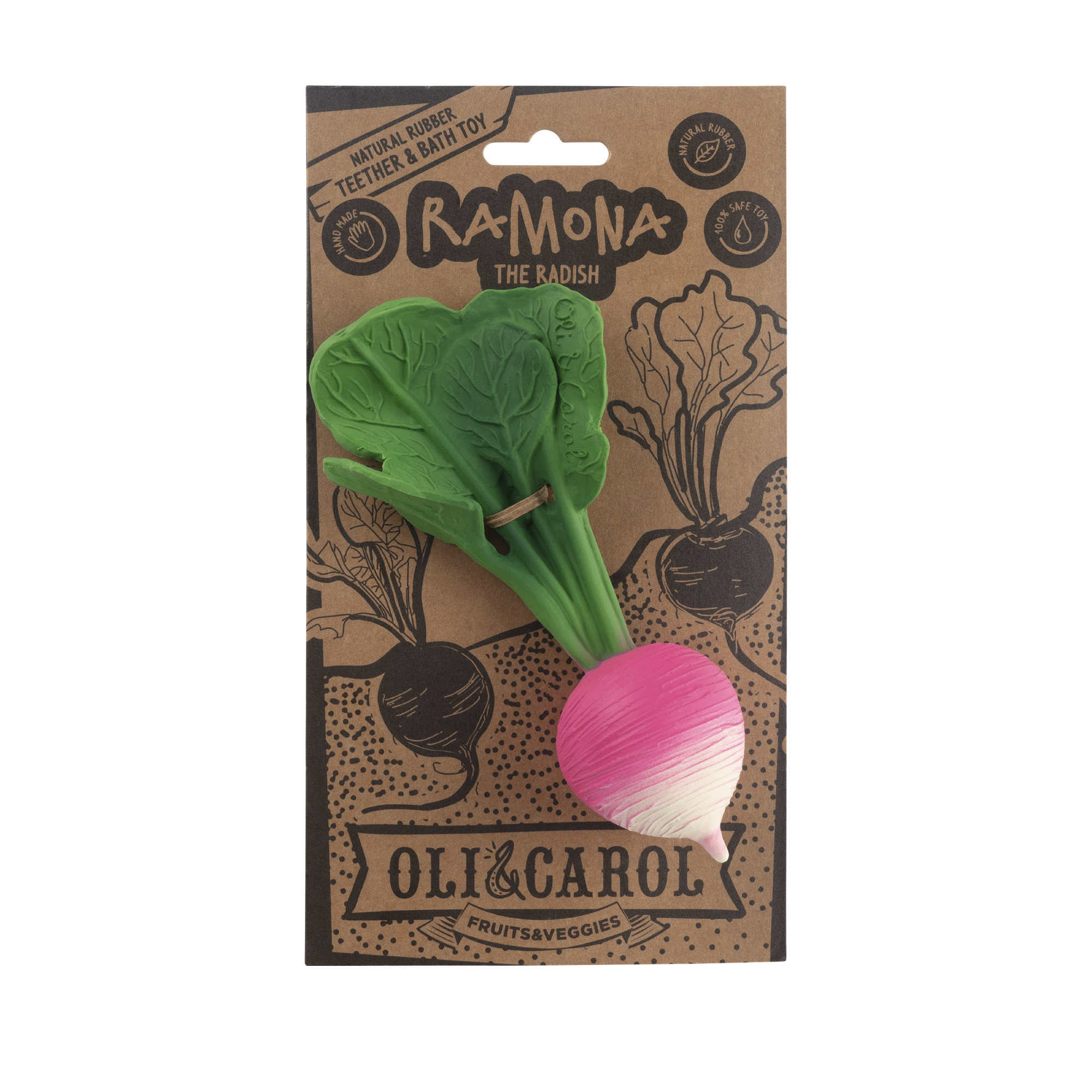 Ramona the Radish Baby Teether