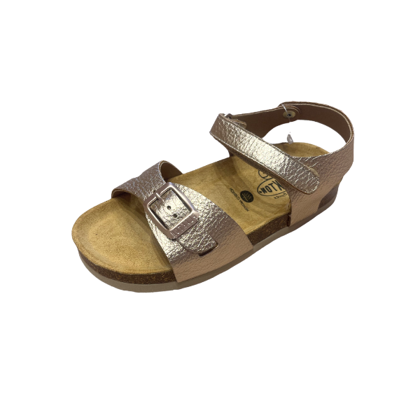 Sandales Serena elefante lame rose gold