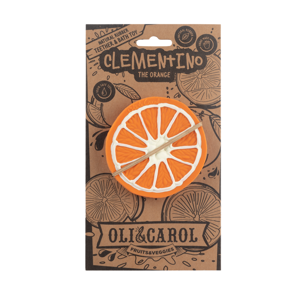 Clementino the Orange Baby Teether