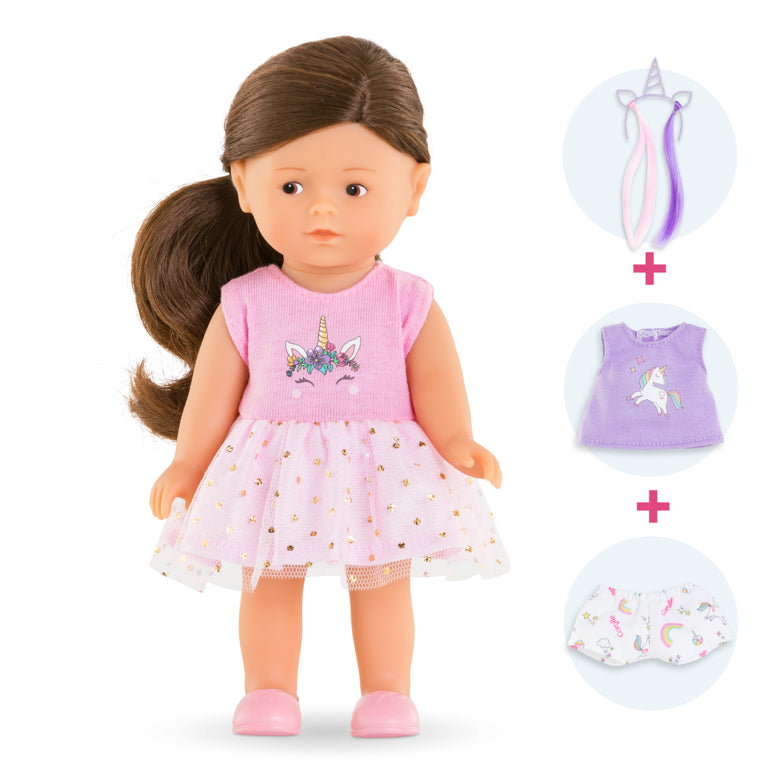 Coffret Poupée Mini Corolline Romy Licorne - Corolle