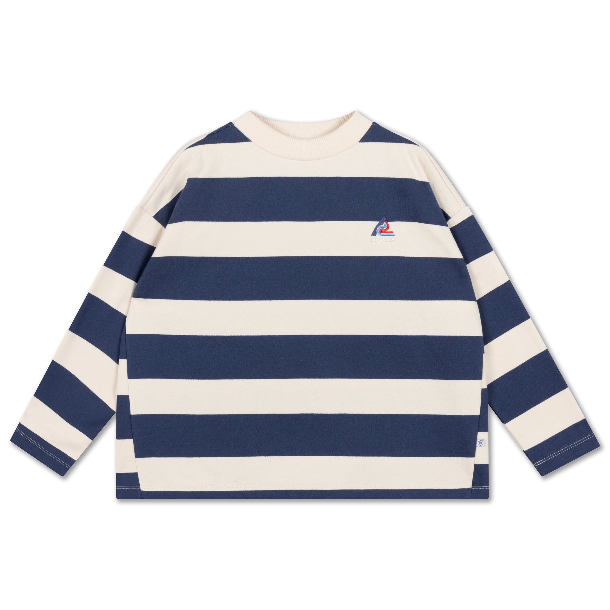 Sweat Bleu Rayé Repose AMS enfant — Little Dudes