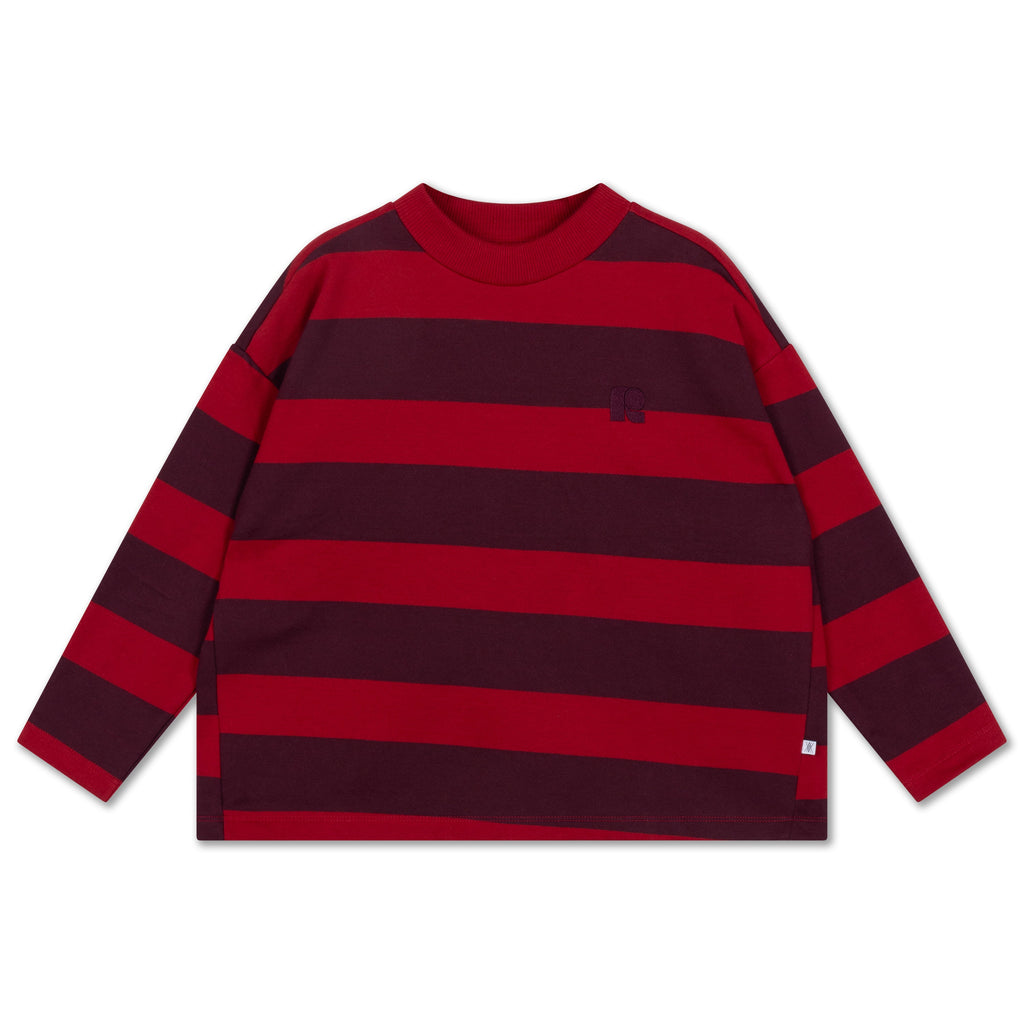 Sweat Rouille Rayé Repose AMS enfant — Little Dudes