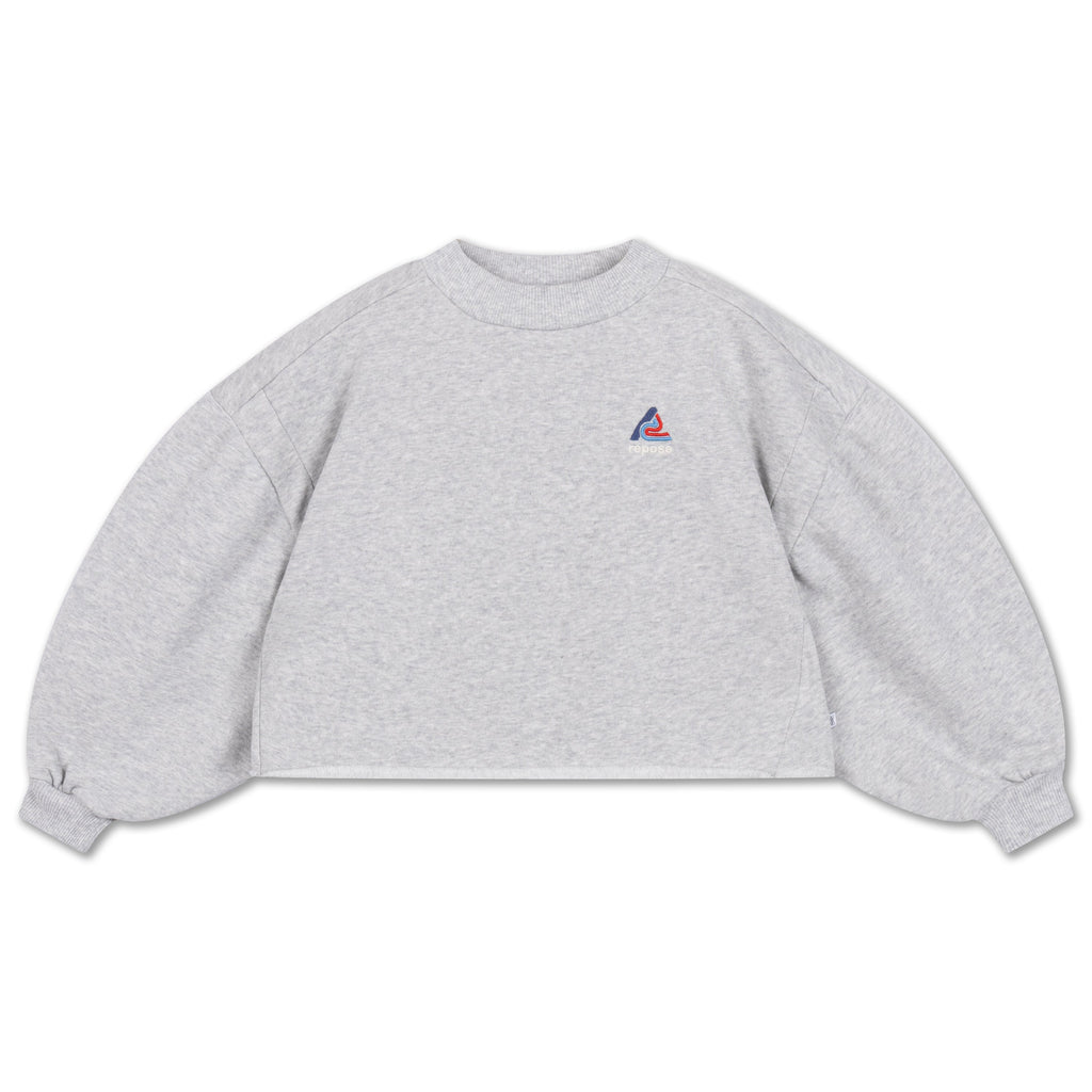 Sweat Court Gris Cœur Repose AMS enfant — Little Dudes