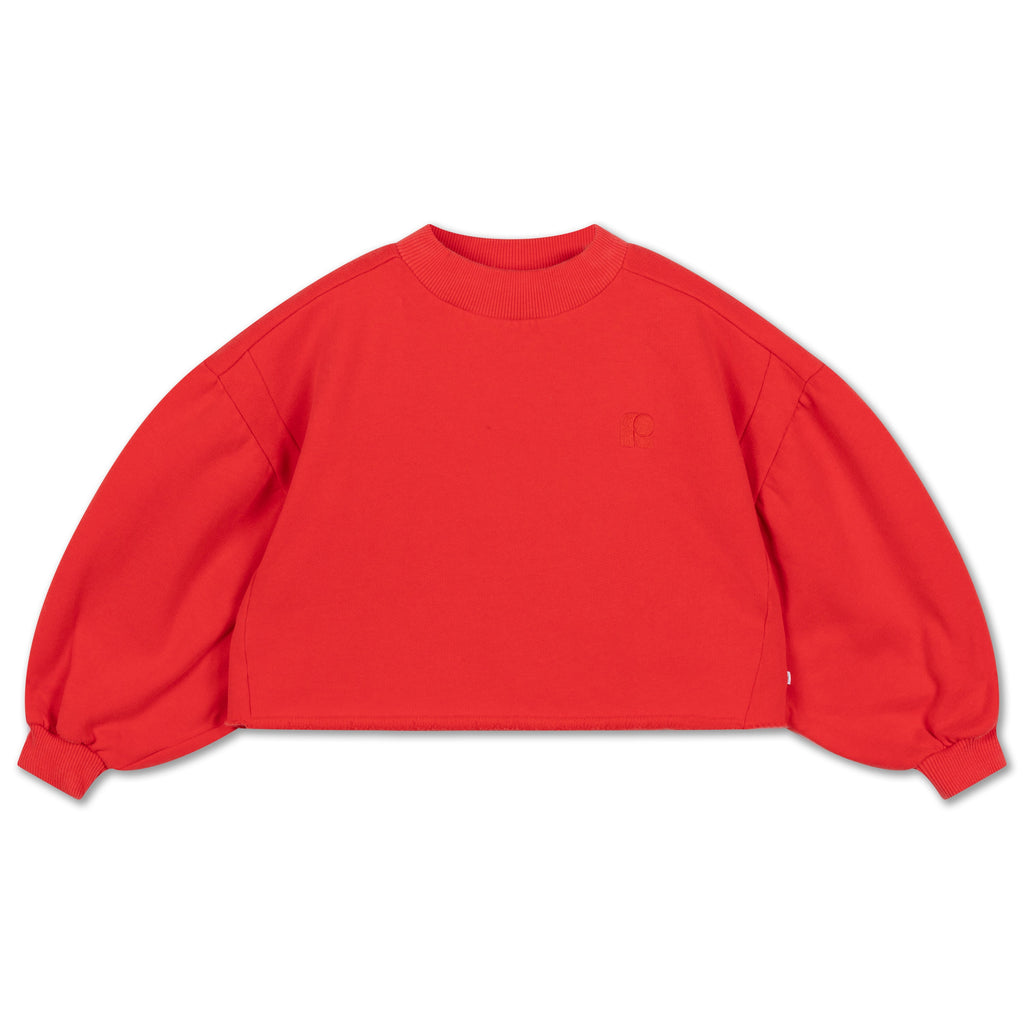 Sweat Court Rouge Cœur Repose AMS enfant — Little Dudes