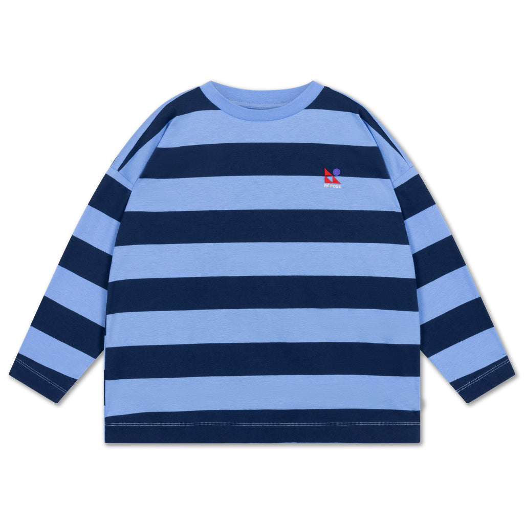 T-shirt Bleu Manches Longues Repose AMS enfant — Little Dudes