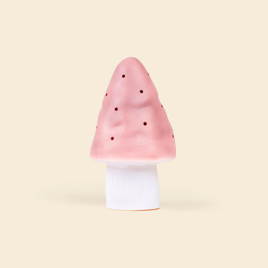 Mushroom Lamp Small Vintage Pink