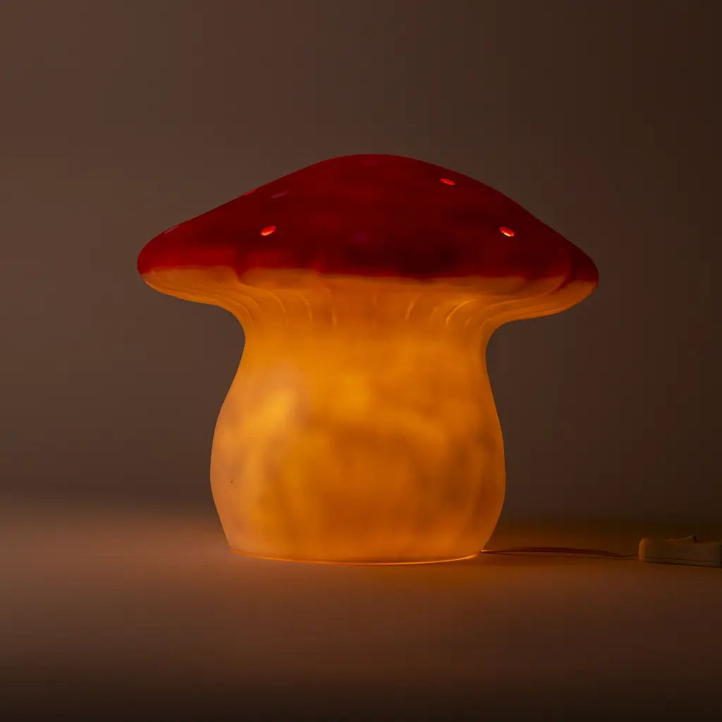 Lampe Champignon Grand rouge