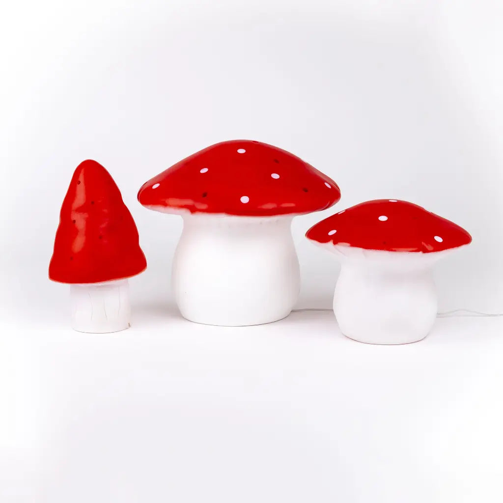 Lampe Champignon Grand rouge