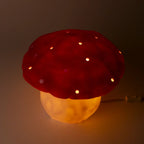 Lampe Champignon Grand rouge