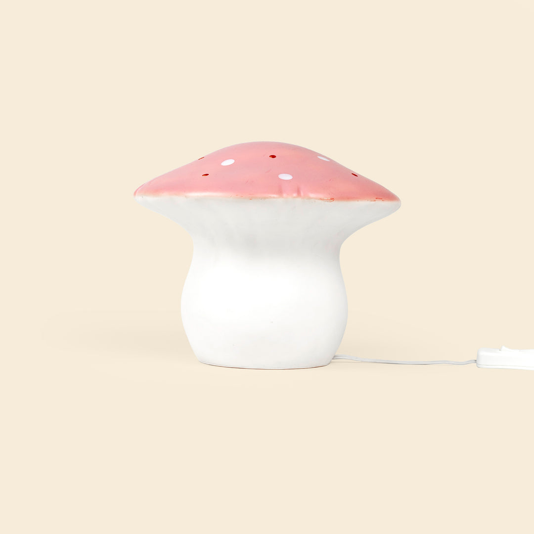 Lampe Champignon Moyen Vintage Pink