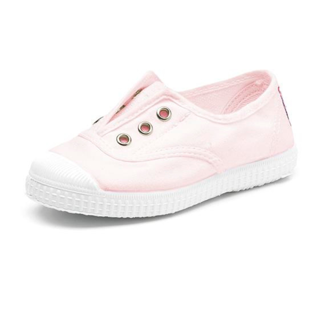 Pale pink sneakers