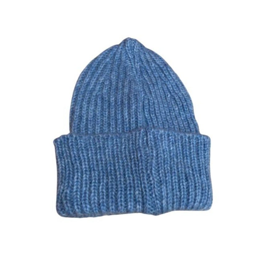Baby Knit Beanie — Blue