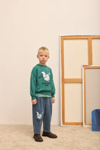 Pantalon Denim Pom Pom Dog Weekend House Kids
