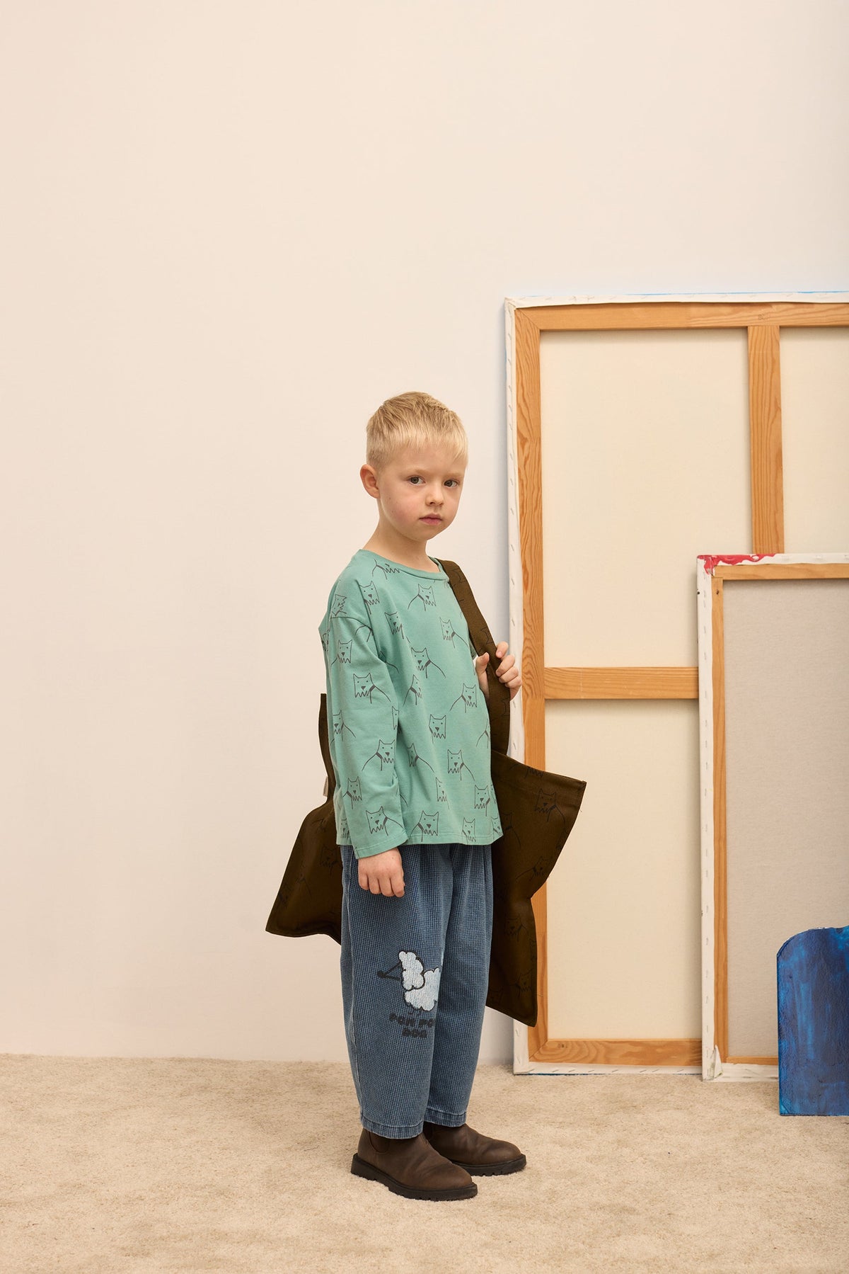 Pantalon Denim Pom Pom Dog Weekend House Kids