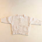 Baby Knit Cardigan in Beige