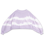 Violet Tie-Dye Cropped Sweatshirt