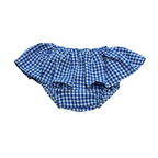 Bloomer à volant - vichy blue