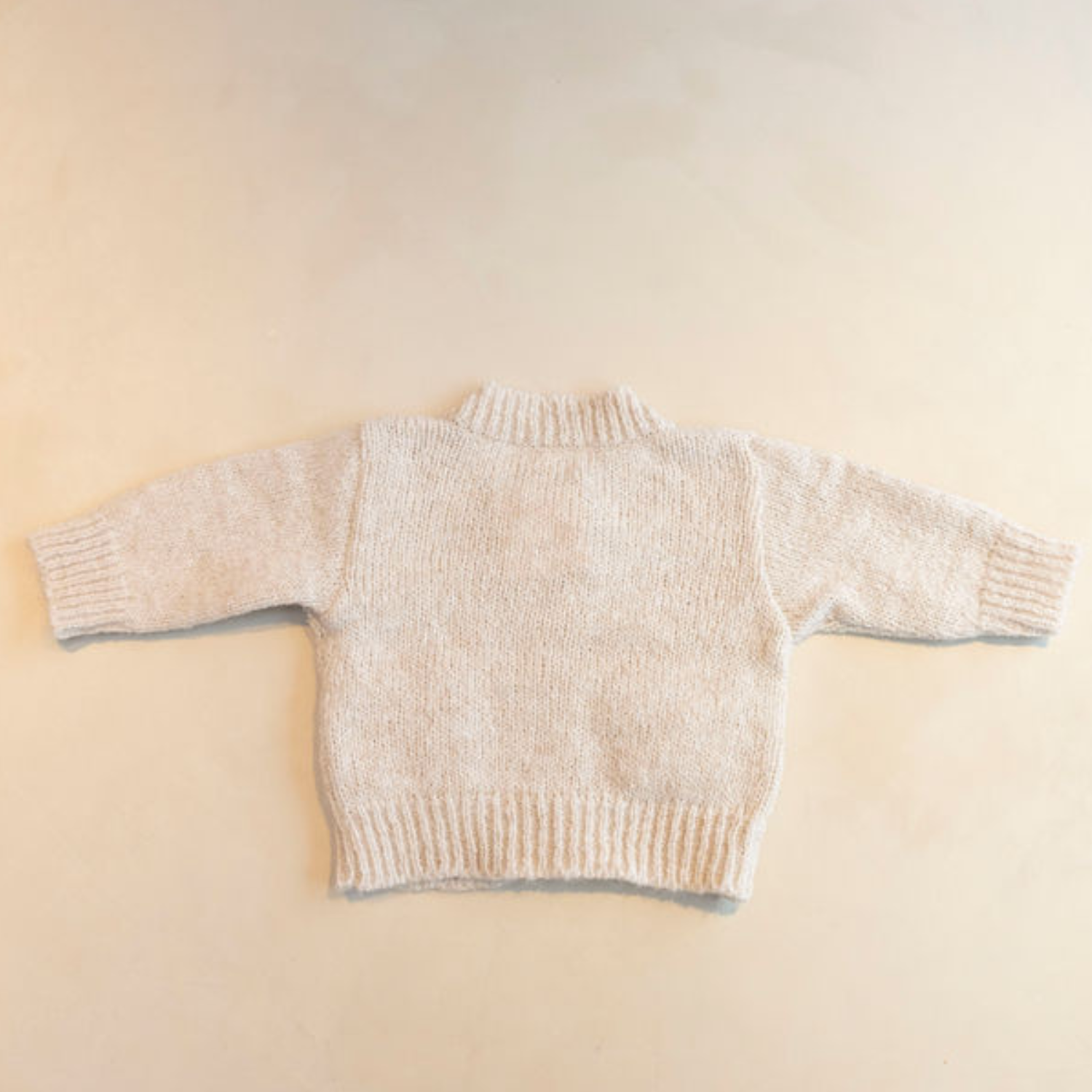Baby Knit Cardigan in Beige